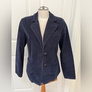 George corduroy navy blazer size large